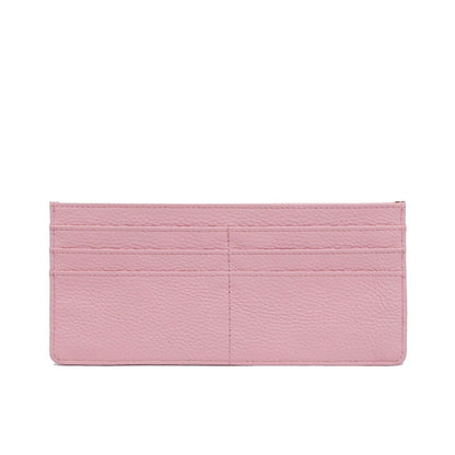 Genuine Leather Card Wallet Flat Purse Ultra Thin Leather Long Wallet 9*20 CM