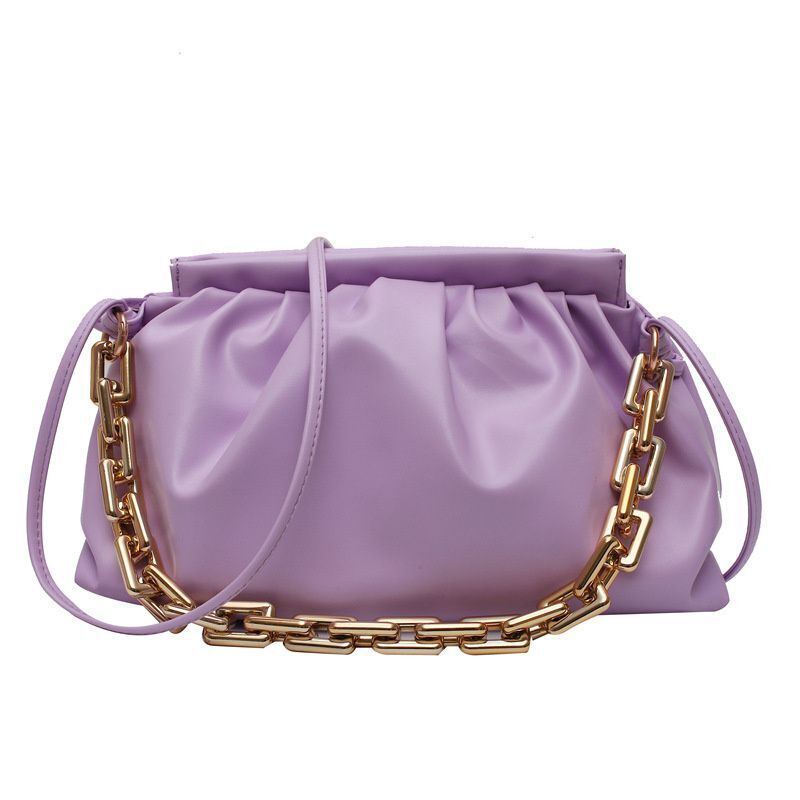 Retro Dumplings Messenger Bag Chain Fashion Cloud Crossbody Shoulder Bag Handbag