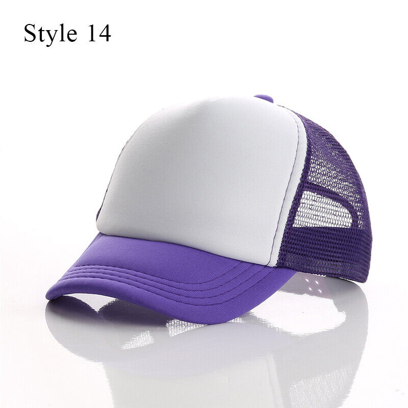 Parent-child Sun Hats Travel Soild Color Caps Baseball Caps Children Classic
