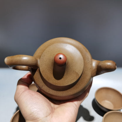 Chinese Yixing Zisha Clay Handmade Exquisite Teapot （凤鸣九天套壶 底款：周桂珍)