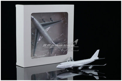 1:400 JC Wings BOEING 747-400 Passenger Blank Airplane Diecast Aircraft Model