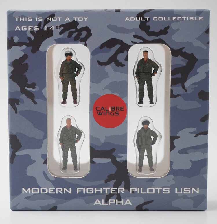 Calibre wings MODERN FIGHTER PILOTS USN ALPHA 1/72 Finished 4 figures model