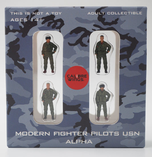 Calibre wings MODERN FIGHTER PILOTS USN ALPHA 1/72 Finished 4 figures model