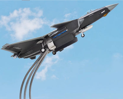 1:18 120CM CHINA J-20 Stealth Fighter Jet Plane Diecast Military Aircraft Model