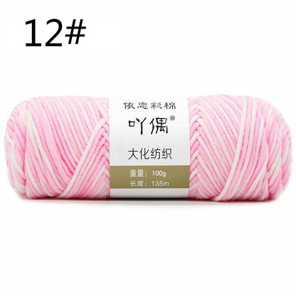 Hot Sale 100g Hand Crochet Knitting Wool Super Soft Milk Cotton Baby Knit Yarn