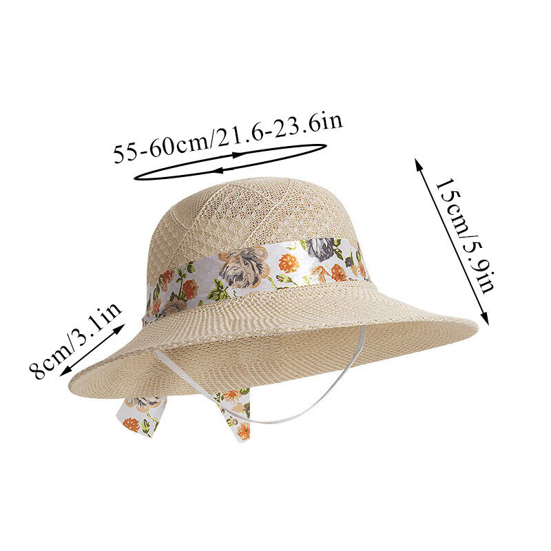 Summer Women Hats Wide Brim Sun Hats Straw Hat Sun Protection Ladies Panama Caps