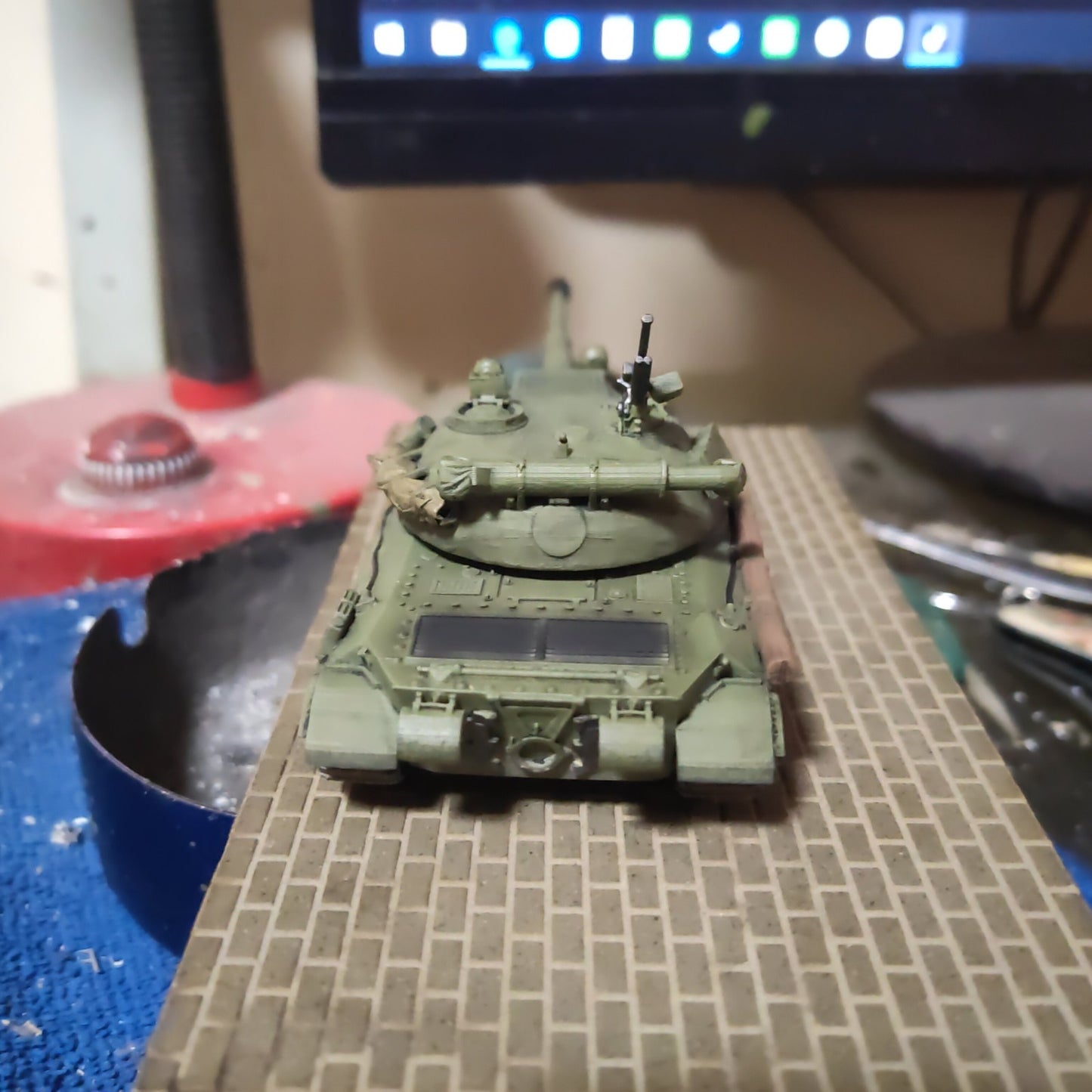 3D Printed 1/72 Polish TP60 Tank Finished Product