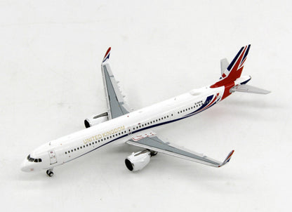 1:400 Panda UNITED KIMDOM AIRBUS A321neo Passenger Aircraft Diecast Plane Model