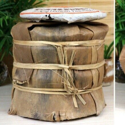 357g Yunnan Puerh Tea 7598 Ripe Pu-Erh Tea Cake Ancient Tree Black Tea Gift