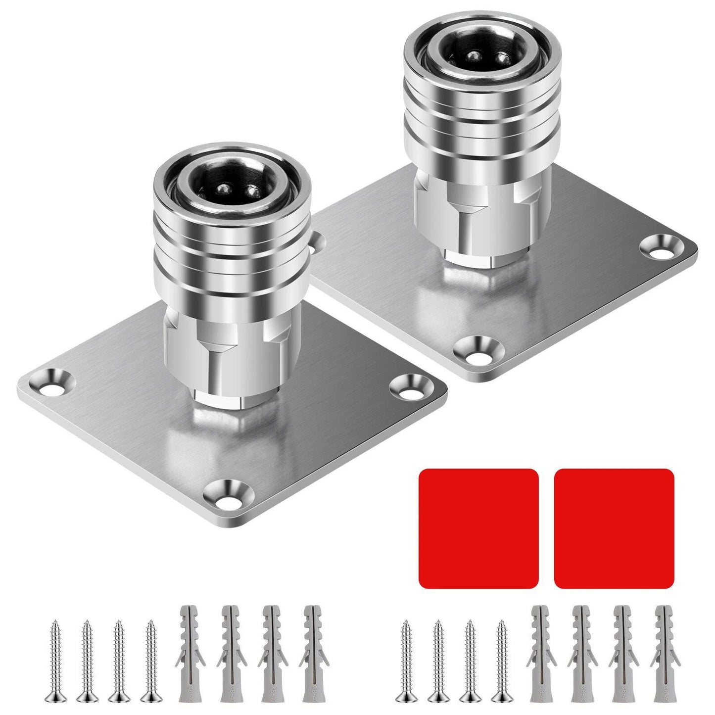 2pcs Pressure Washer Sprayer Wall Mount Rack For Effortless Installation