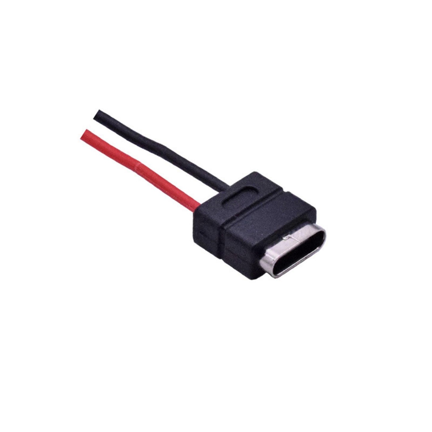 10PCS USB 2.0 Type-C Connector Welding Wire Waterproof Female Socket Charging