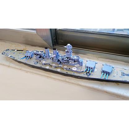 1/400 US NAVY BB-55 Battleship 54cm 21in Paper Model Unassembled Military Craft