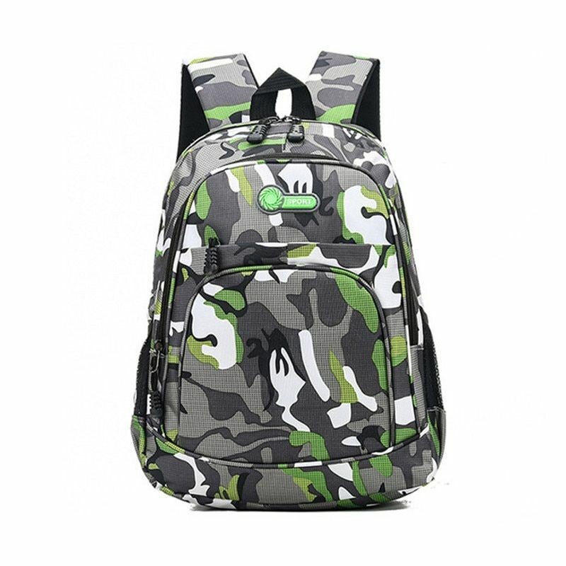 School Bags 2 Sizes Camouflage Waterproof Girl Boy Orthopedic Backpack Kids Book