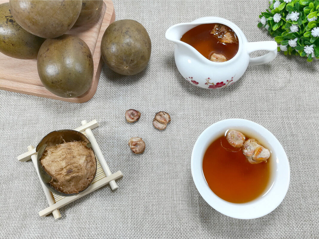 Dried Momordica Grosvenori Herbal Tea Sweet Mangosteen Fruit Tea Luo Han Guo