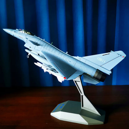 1:48 37CM AVIC China J-10C Fighter Jet Plane Diecast Military Aircraft Model