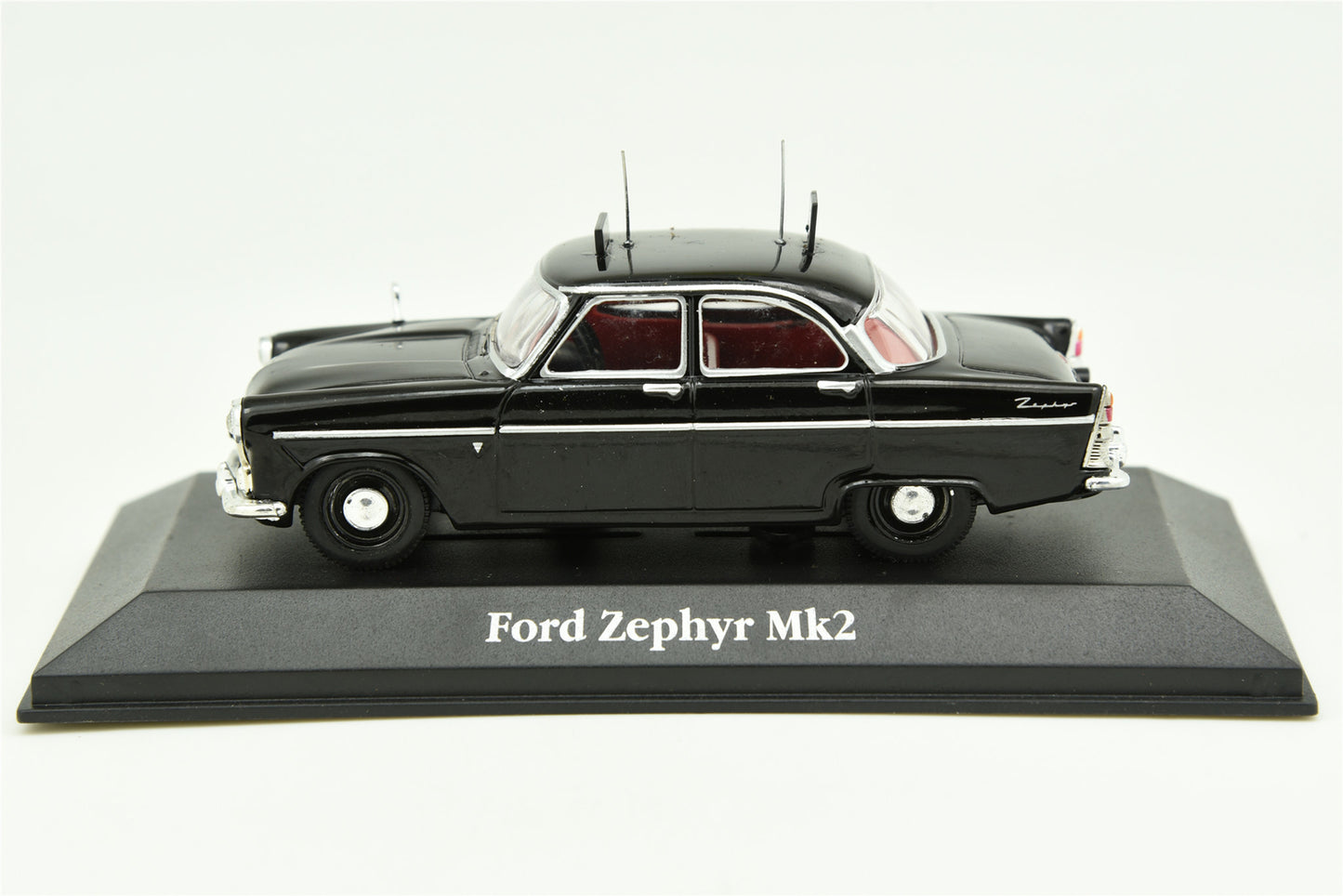 ATLAS 1:43 Ford Zephyr Mk2 Black British Police Car Model DieCast Model Metal