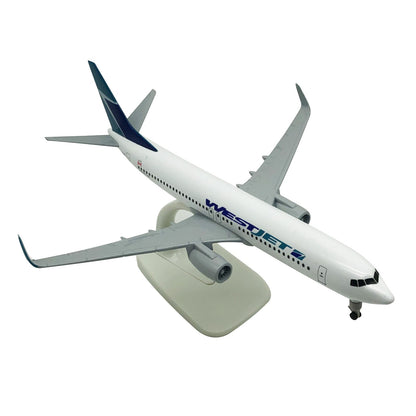 1:300 American Westjet B737 Model Plane Alloy Diecast Airplane Model Collection