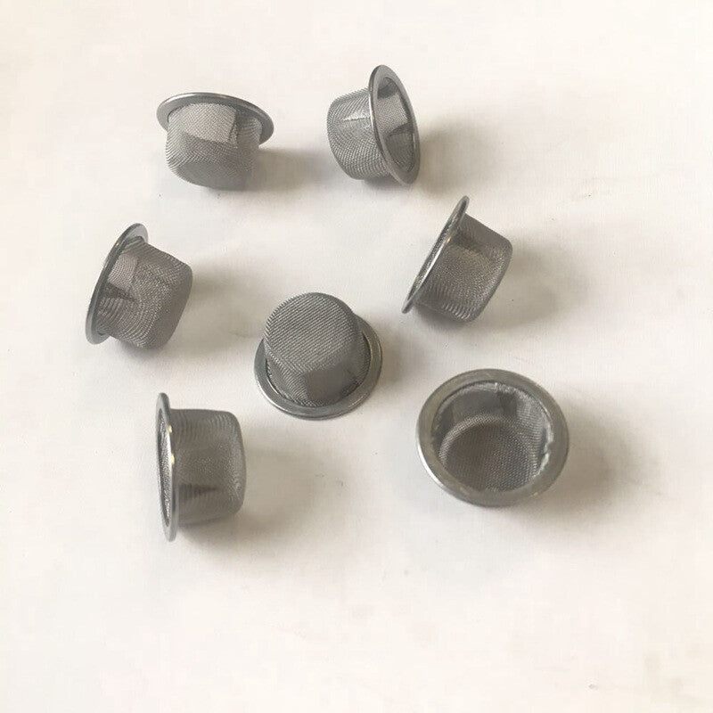 10Pcs/Lot Crystal Smoking Tubes Pipe Hookah Bong Screens Metal Mesh Bowl Filters