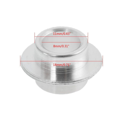 8Pcs 8mm Skate Wheel Aluminum Skateboard Replacement Roller Skates Skating Parts
