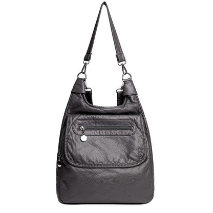 PU Leather Women's Backpack Shoulder Bags Ladies Travel Bag Pack