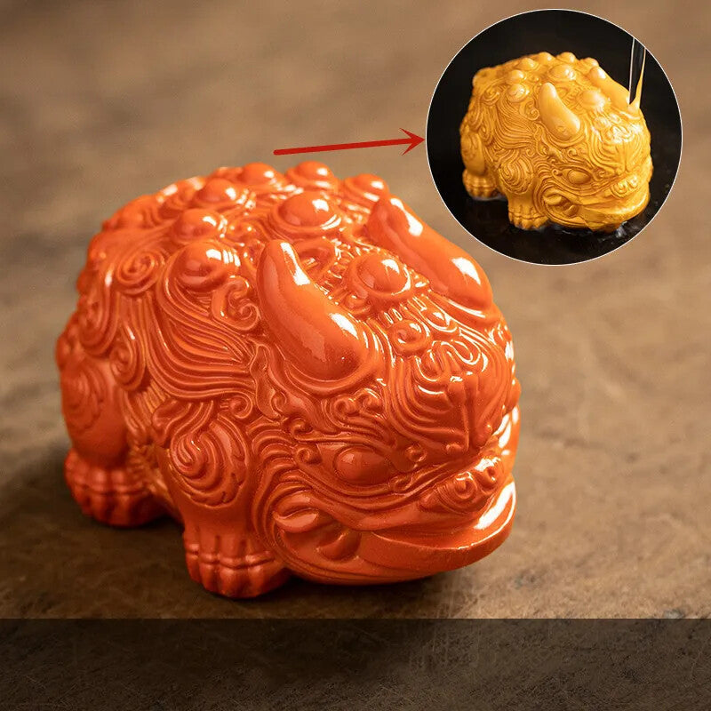 Mini Resin Color-changing Tea Pet Zhaocai Animal Sculpture Tea Table Decoration
