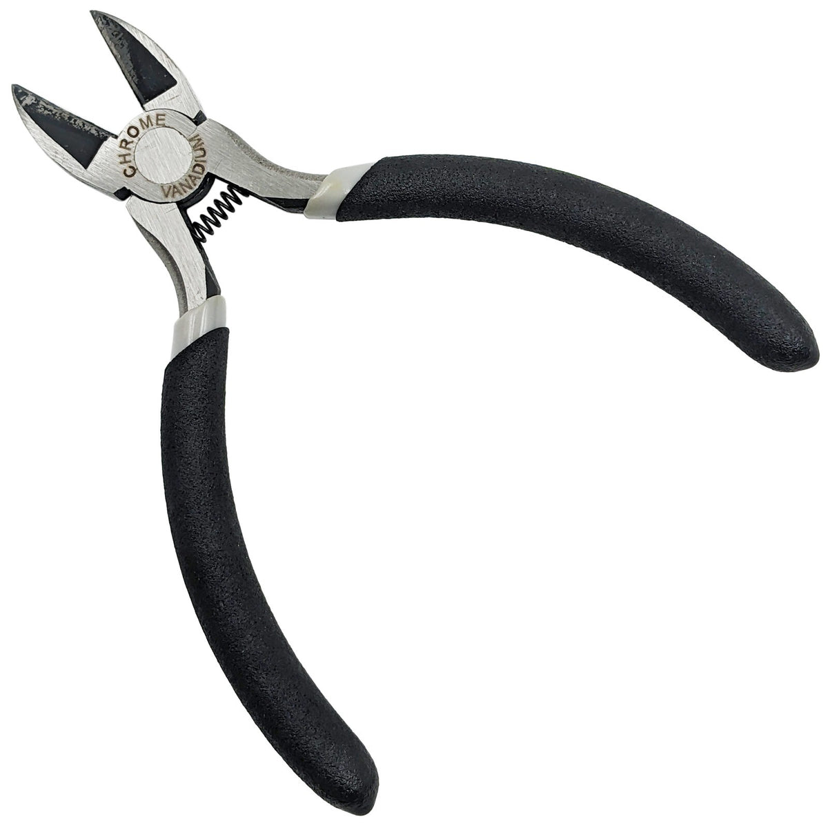 Precision Diagonal Cutter, Mini 4.5 inch Wire Cutting Pliers with Return Spring