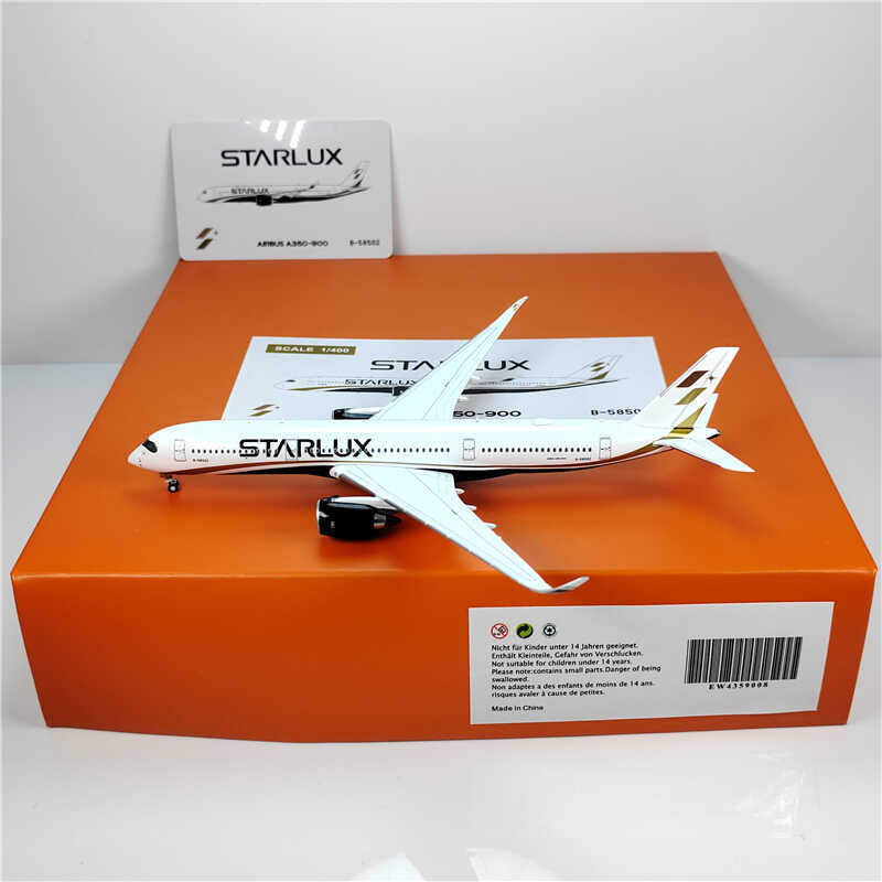 1:400 JC Wings STARLUX AIRBUS A350-900 Passenger Airplane Diecast Model