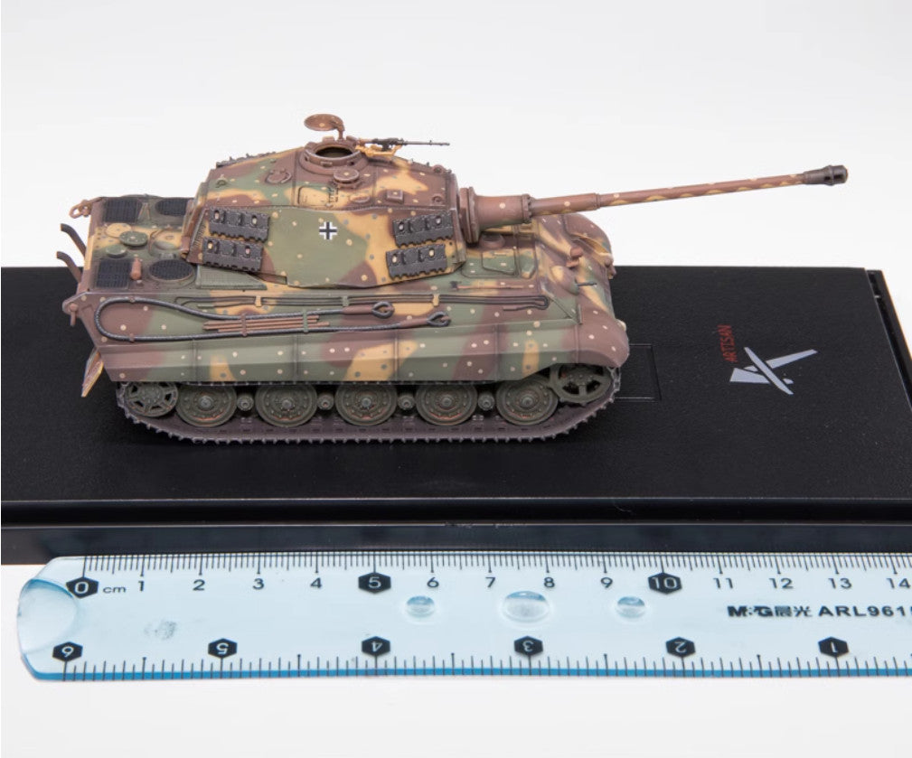 1:72 ARTISAN King Tiger Heavy Tank Vehicles Plastic Diecast Military Armor Model
