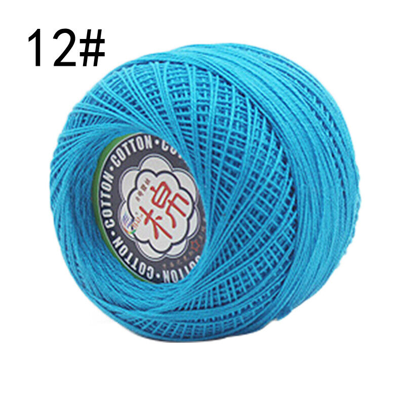 Hot Sale 50g Soft Cotton Thread Yarn Knitting Crochet Lace Embroidery Yarn