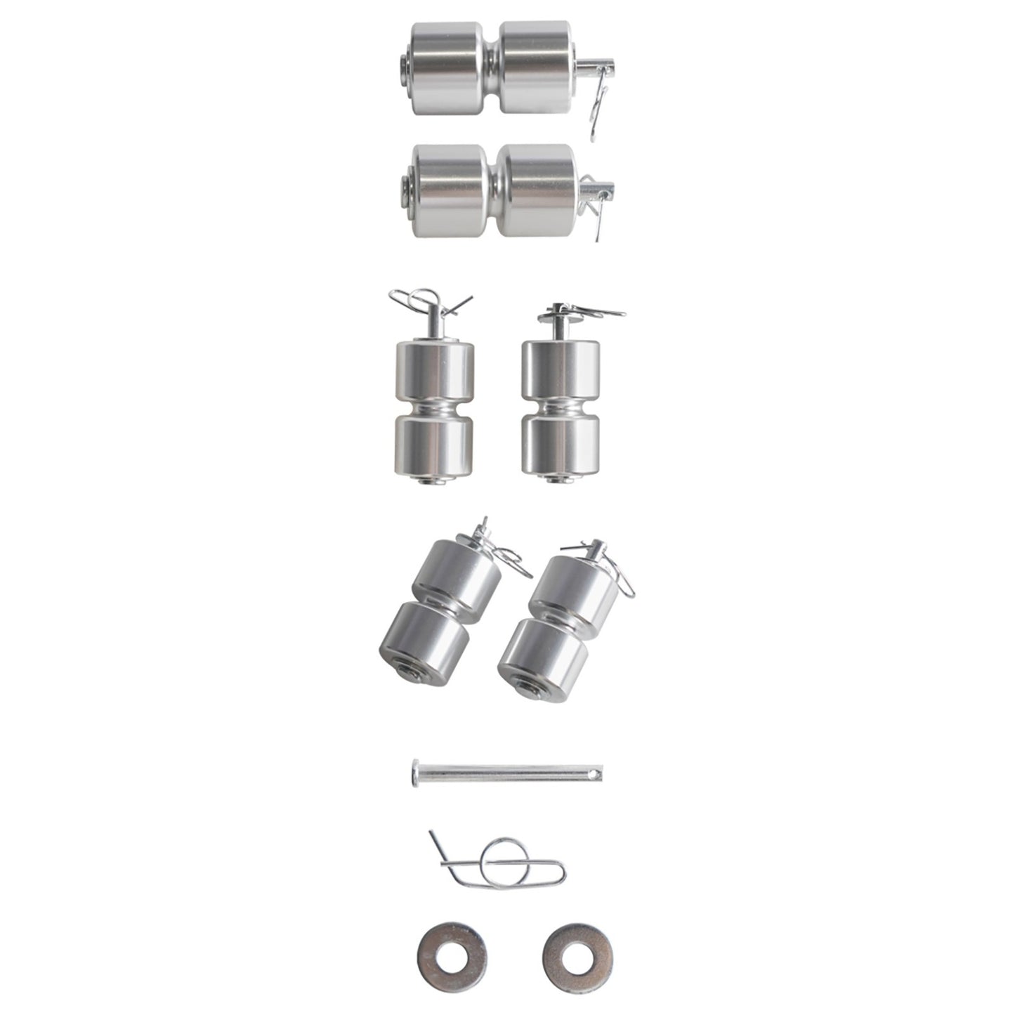 2pcs For Trailer Tailgate Lift Roller Lift Assist Aid Kit Replace Aluminum