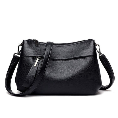 Women's Leather Shoulder Crossbody Bag Lady Satchel Tote Bag Messenger Large