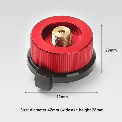 Camping Gas Stove Propane Refill Adapter Outdoor Flat Cylinder Tank Container