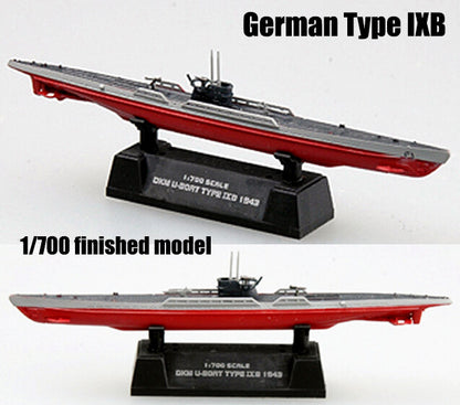 WWII German Type IXB U-9B submarine U-boat 1/700 non diecast Easy model ship