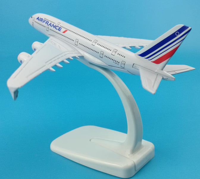 16cm AIR FRANCE AIRBUS A380 Passenger Airplane Aeroplane Diecast Aircraft Model