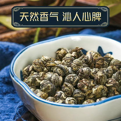 250g Jasmine Pearl Tea - Jasmine Dragon Pearls Green Tea with Delightful Aroma