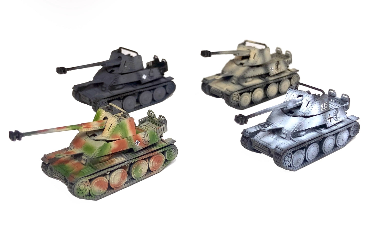 1/144 Small Scale Weasel A068/A069/A070/A071 Tank Destroyer Finished Model