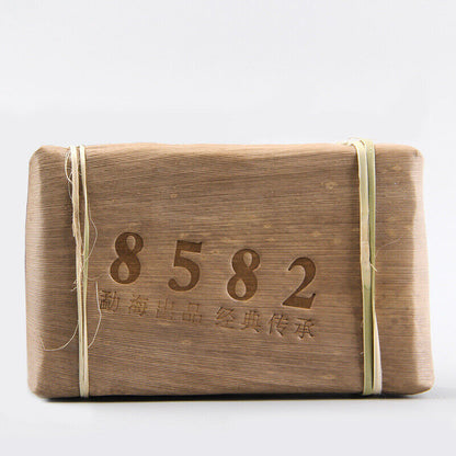 2012 Yunnan Menghai Classical 8582 Raw Puer Tea Brick Old Tree Shen Pu-erh 250g