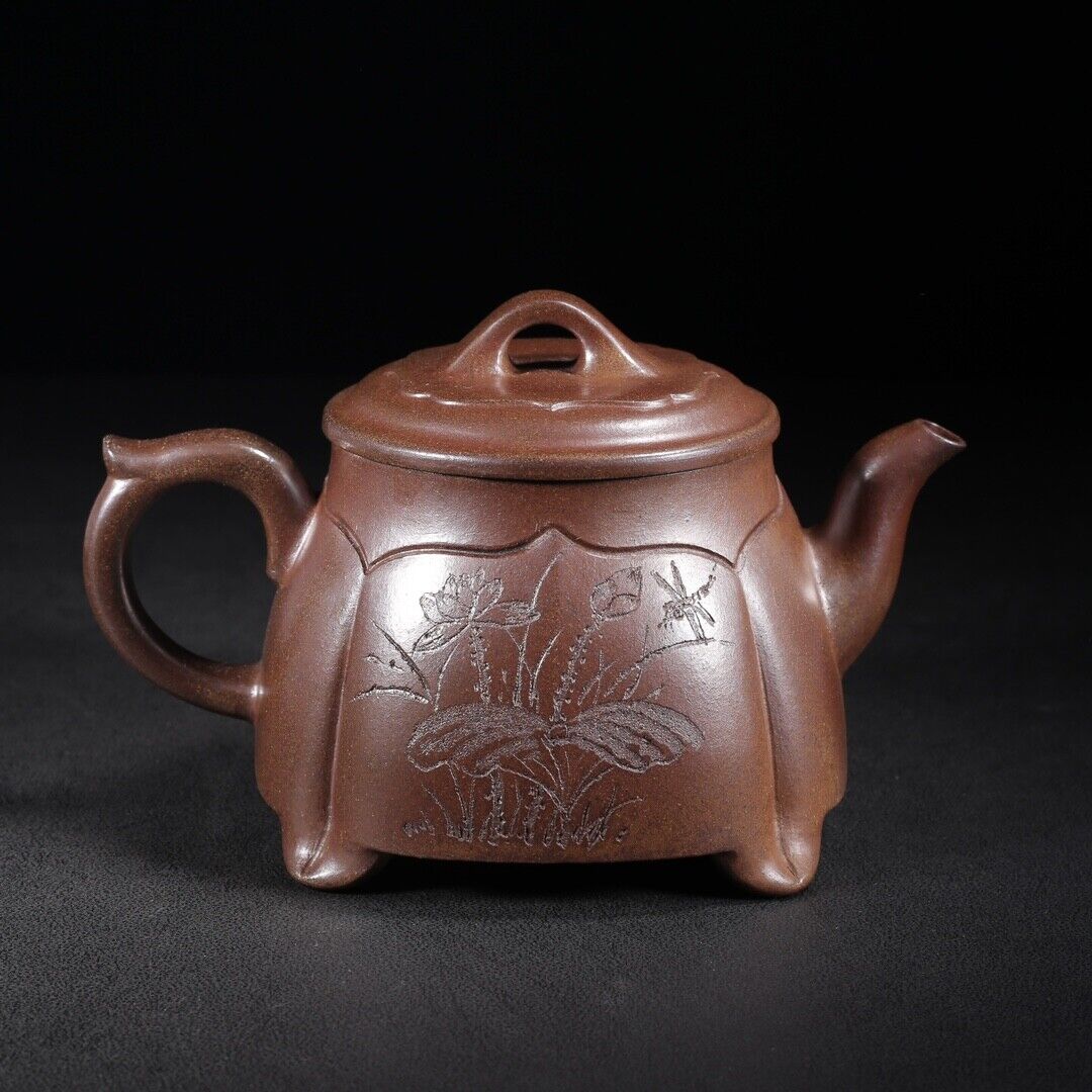 Chinese Yixing Purple Clay Teapot Zisha Ceremony Nice Teaware Gift Collectibles