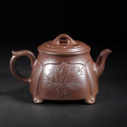 Chinese Yixing Purple Clay Teapot Zisha Ceremony Nice Teaware Gift Collectibles