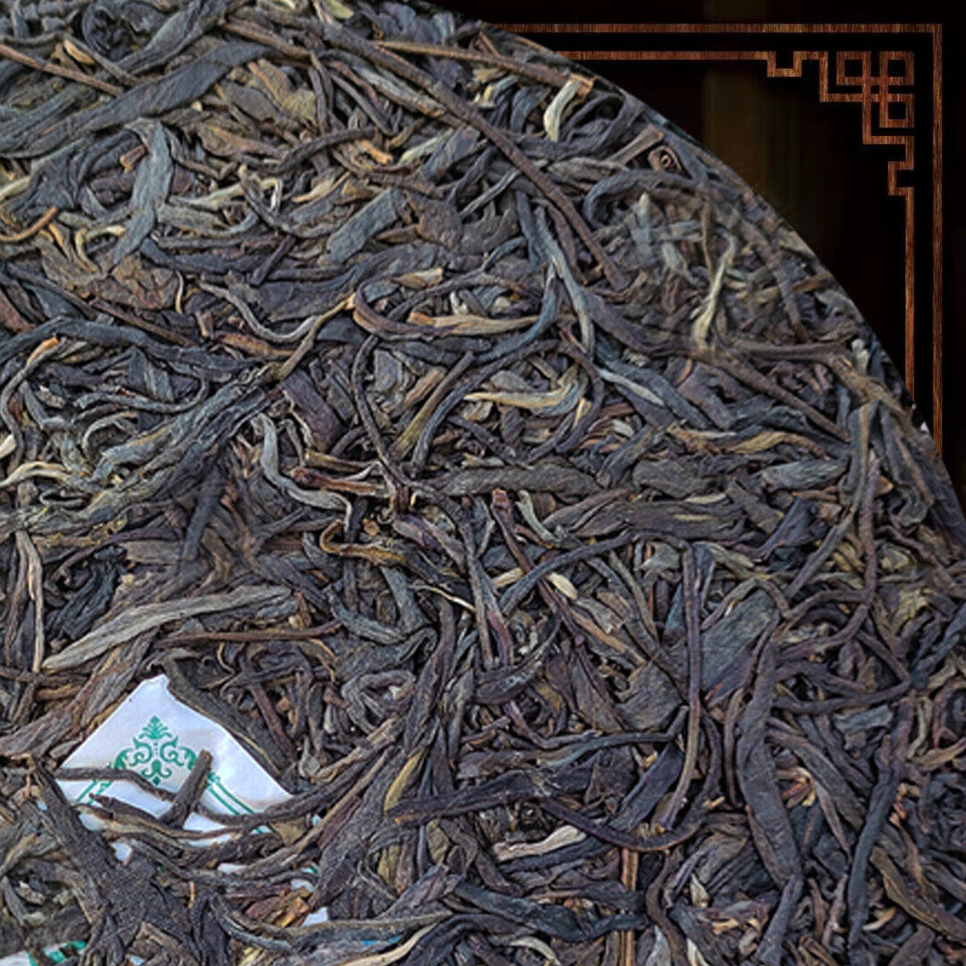 Mengla-Yiwu Tea Rare Jiao Mu Character End Soft Pu'er Raw Tea 357g/12.59oz
