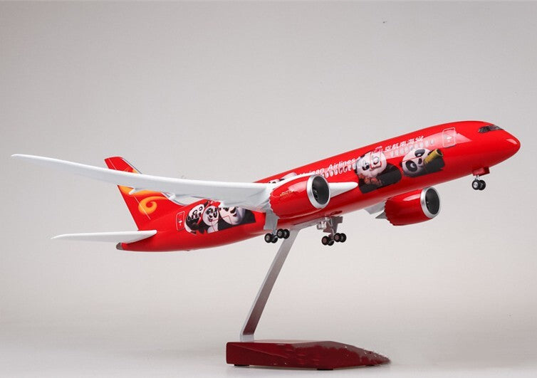 1:130 43CM Hainan Airlines BOEING 787 Passenger Plane Landing Gear Resin Model