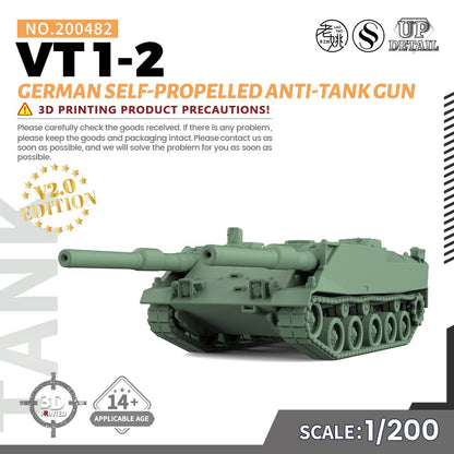 SS482 1/200/350/700 Model German VT 1-2 Self-Propelled Anti-Tank Gun