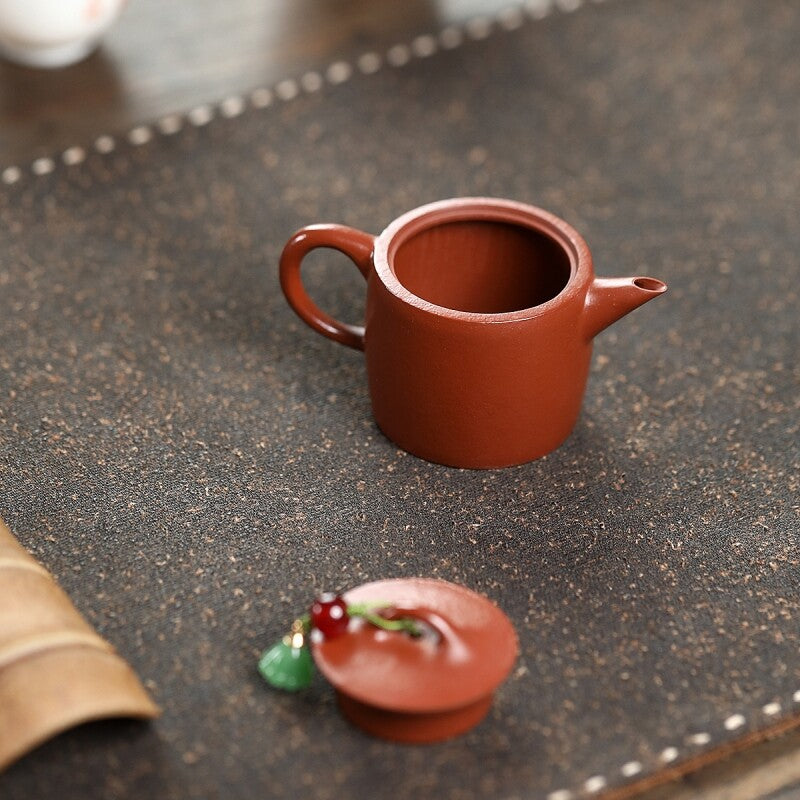 55ml Real Yixing Zisha Zhu Clay Tea Pot Kungfu Tea Pot Small Ball Shaped Infuser