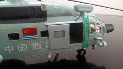 1:60 33CM China Navy Z-8 Armed Helicopter Plane Diecast Military Aircraft Model
