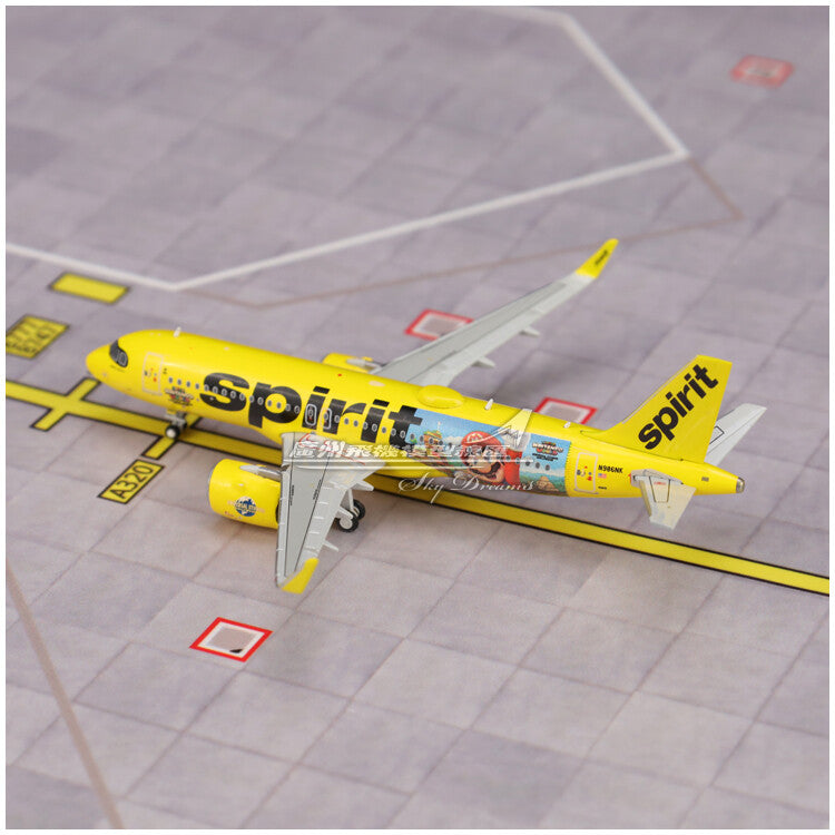 1:400 JC Wings Spirit Airbus A320neo Passenger Airplane Diecast Aircraft Model