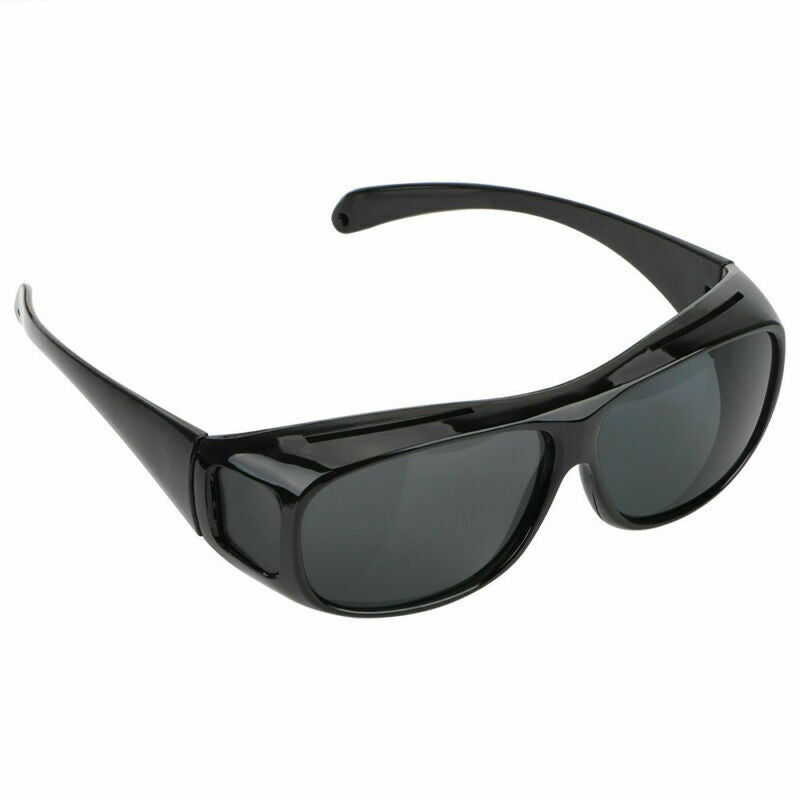 Sunglasses UV Protection Sports Mirror Polarized Night Vision Yellow Film E