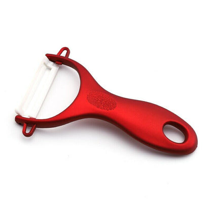 Neu Zirkonia Red Griff Keramikmesser 3" 4" 5" 6" Zoll mit Halter Küchenset