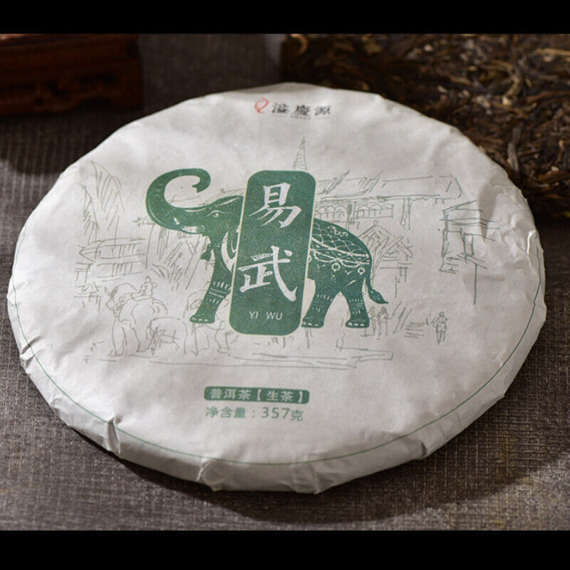 Natural Big Leaf Pu'er Yunnan Spring Pu-Erh Tea Green Tea Health 357g