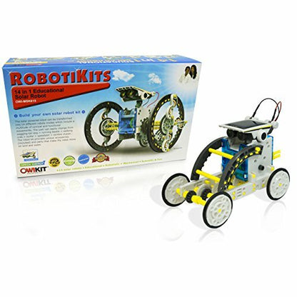 14-in-1 Educational Solar Robot | Build-Your-Own Robot Kit | Powered by the Sun