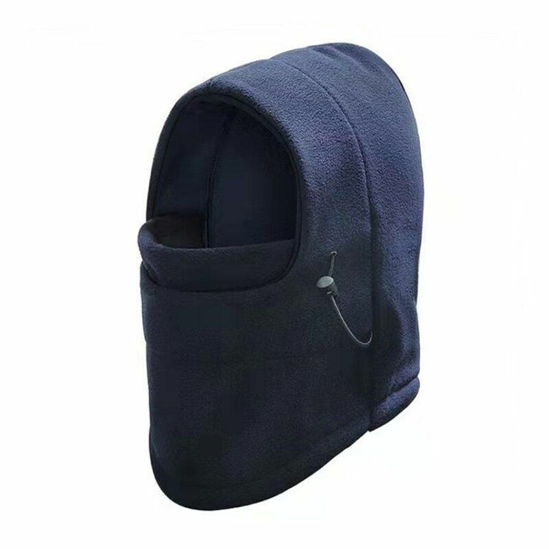 Winter Hat Thermal Fleece Balaclava Hat Hooded Neck Warmer Hiking Scarves Masks